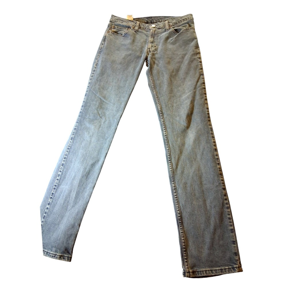 Levis 511 Slim Fit Jeans Mens 32x34 Blue Medium Wash Denim Pants 5795